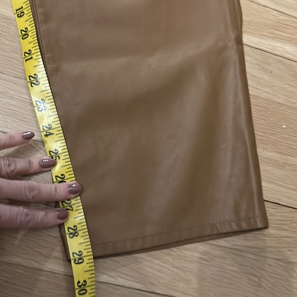 - Madewell Faux Leather Vintage wide Leg - Picture 6 of 10